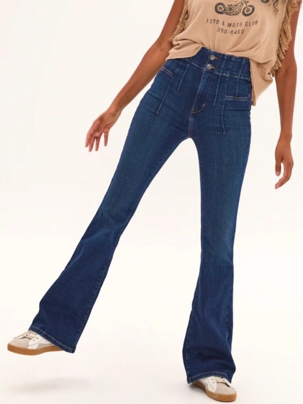 WE THE FREE Jayde Flare Blue Jeans Size 29